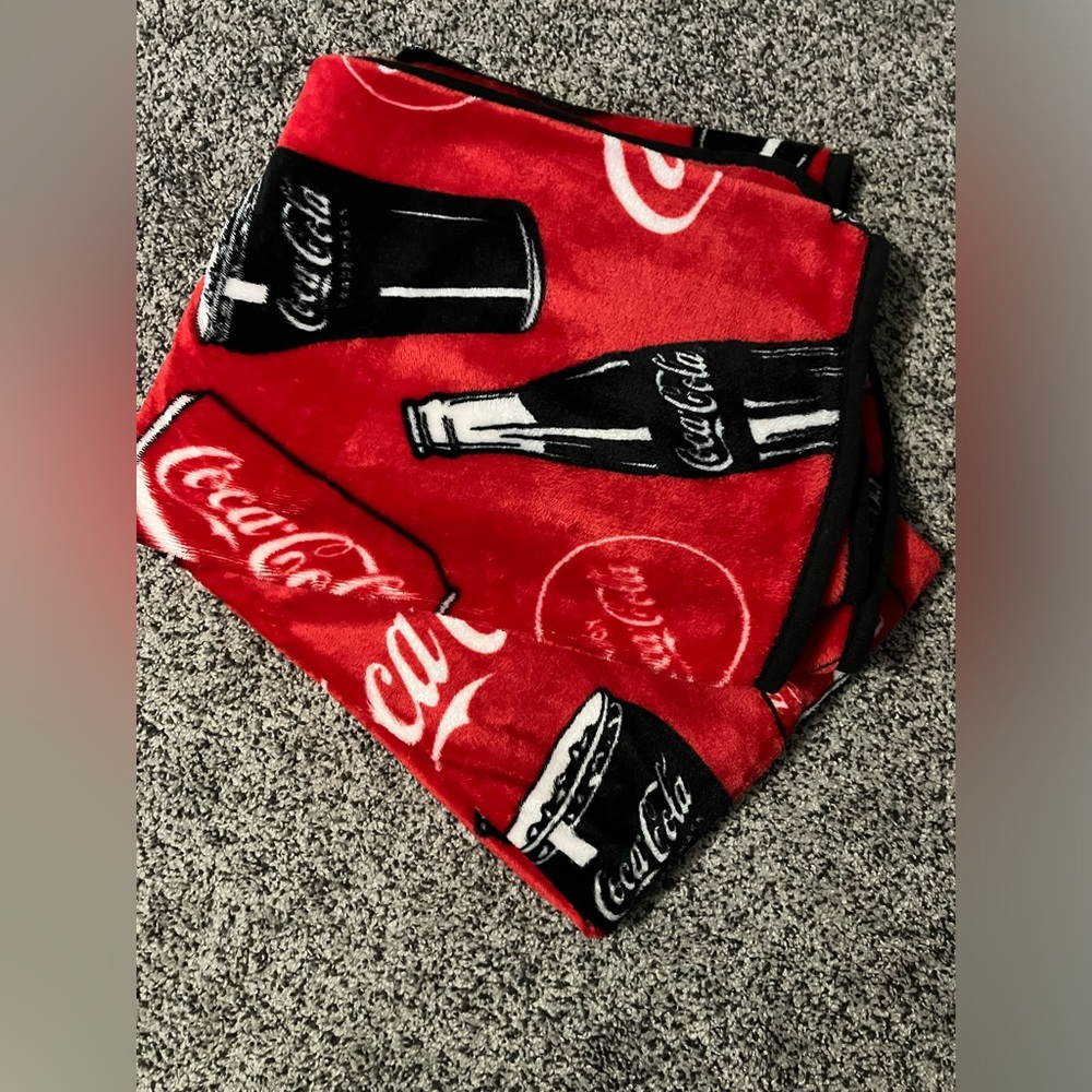 Coca Cola Blanket from Coca Cola museum in Georgia